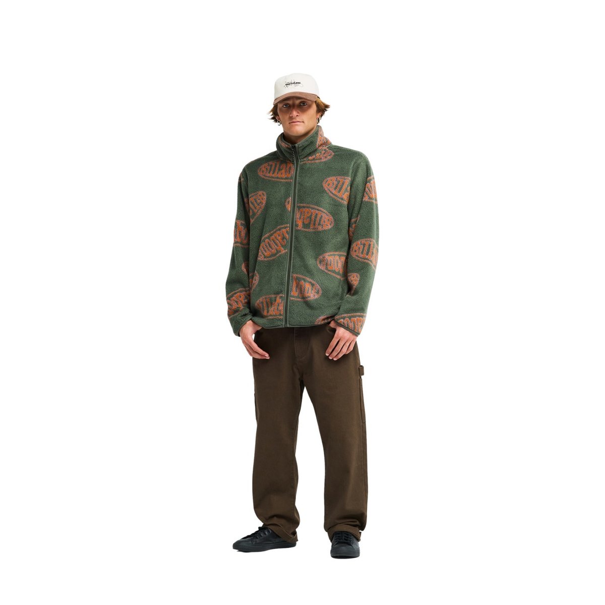Polaire zippée COVE FULL vert rifle green, BILLABONG