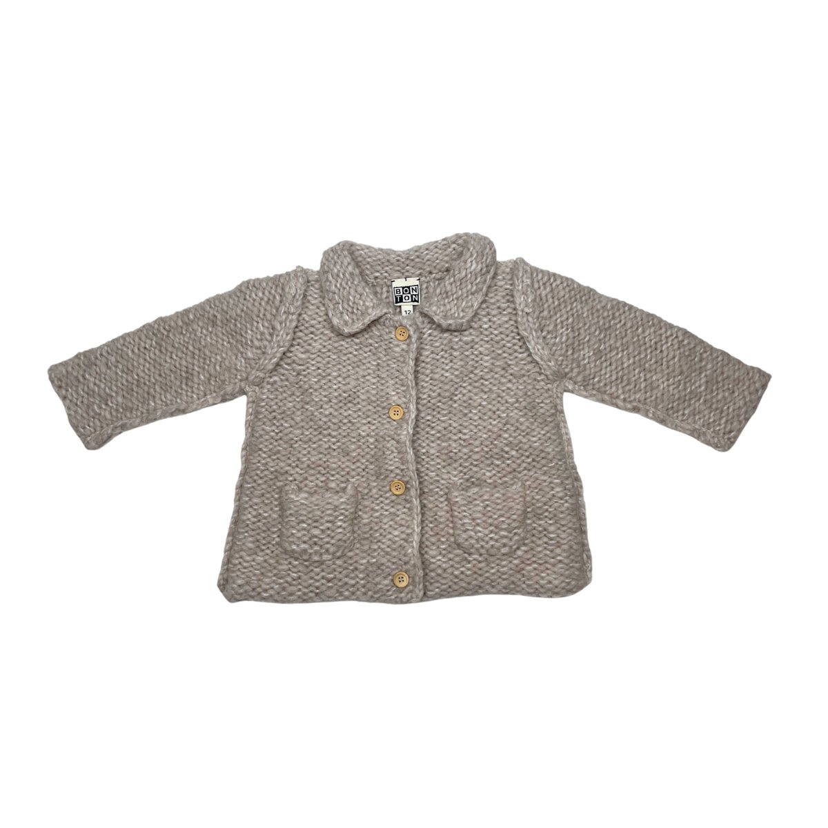 Cardigan bébé - Très bon état beige, BONTON