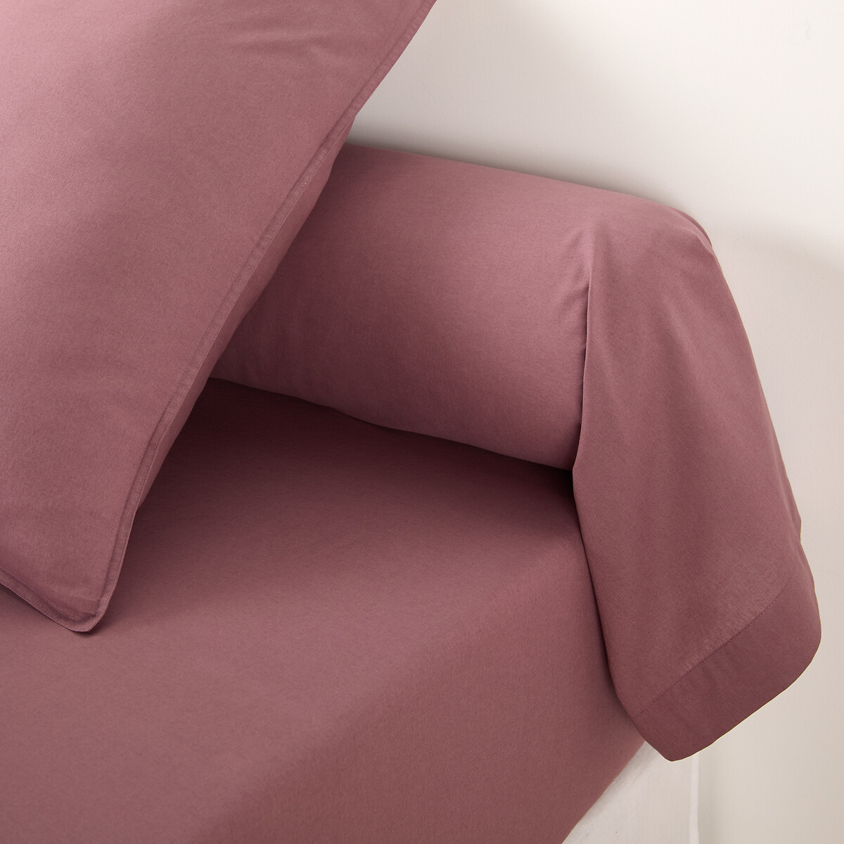Federa Per Cuscino Cilindrico Tinta Unita In Cotone Lavato Scenario Casa E Giardino Biancheria Lenzuola Coperte Federe Copricuscini La Redoute
