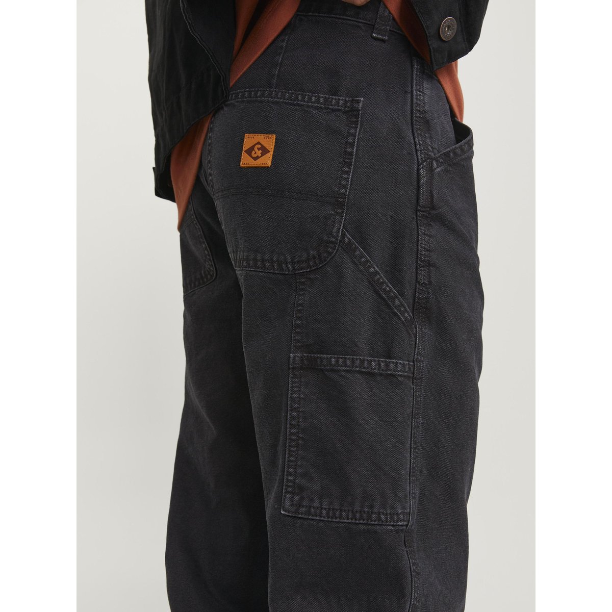 Jean À Coupe Ample noire - black, JACK & JONES