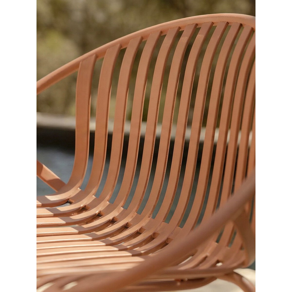 Fauteuil de jardin Plastique - BAROW terracotta, KENAY