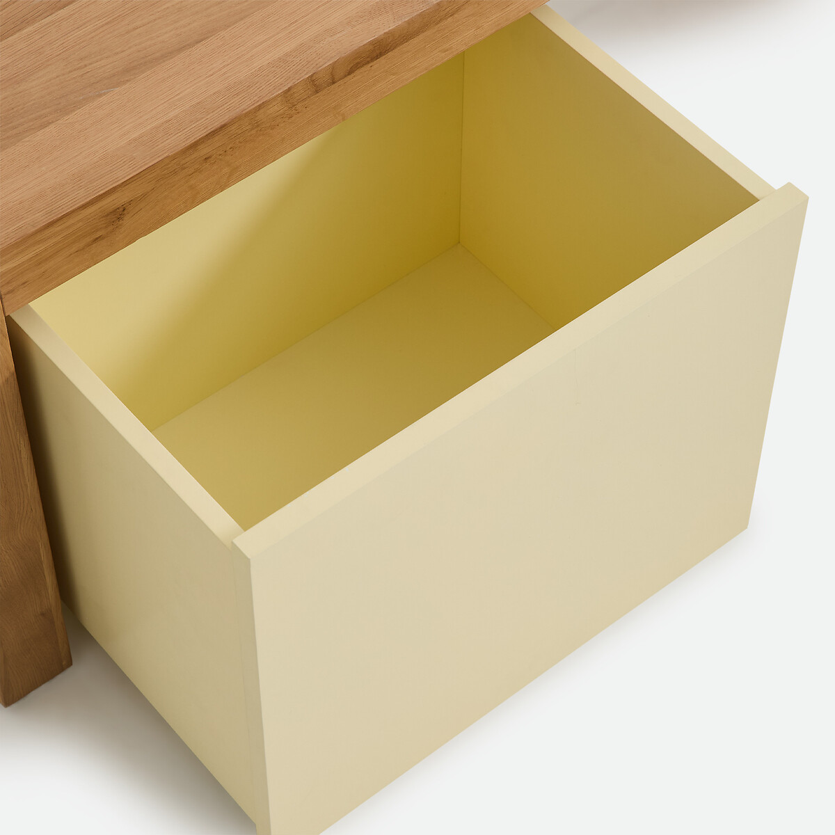 Lot de 2 caissons à roulettes, VOVA jaune beurre, LA REDOUTE INTERIEURS