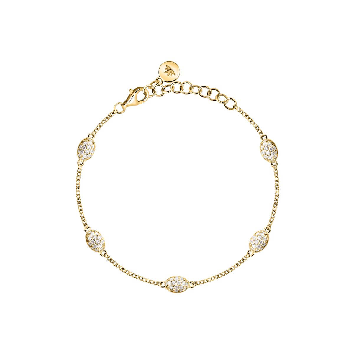 Bracelet PAVE' or jaune, MORELLATO
