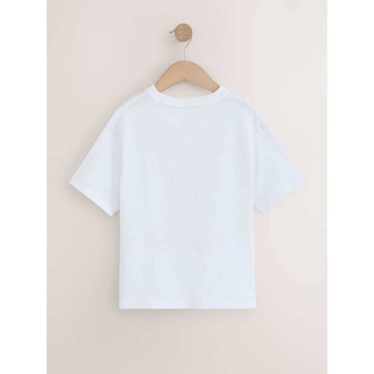 T-shirt oversize à sequins cœur disco blanc, NEXT