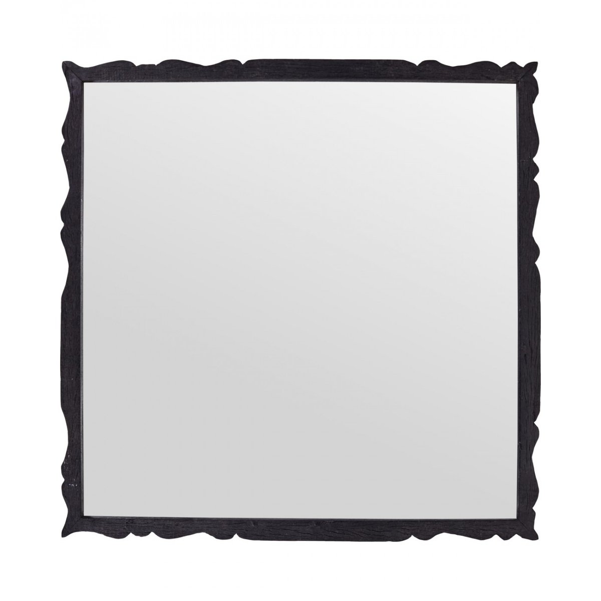Miroir en bois Carve 75x75 cm marron, HOUSE DOCTOR