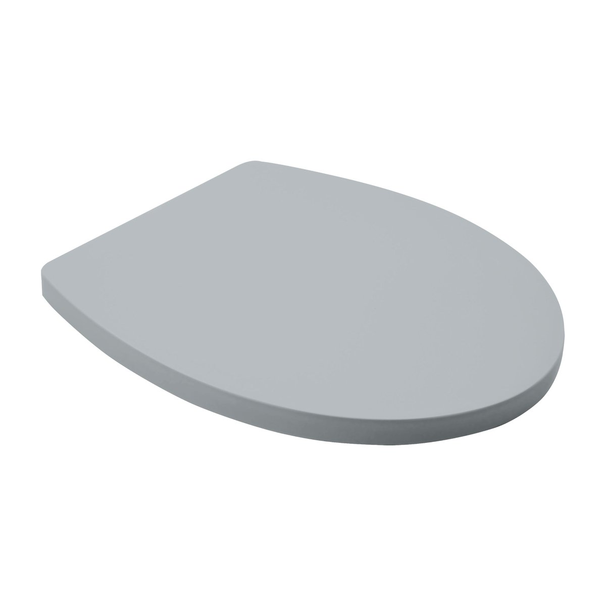 Abattant WC en polypropylène, EASY gris, SENSEA
