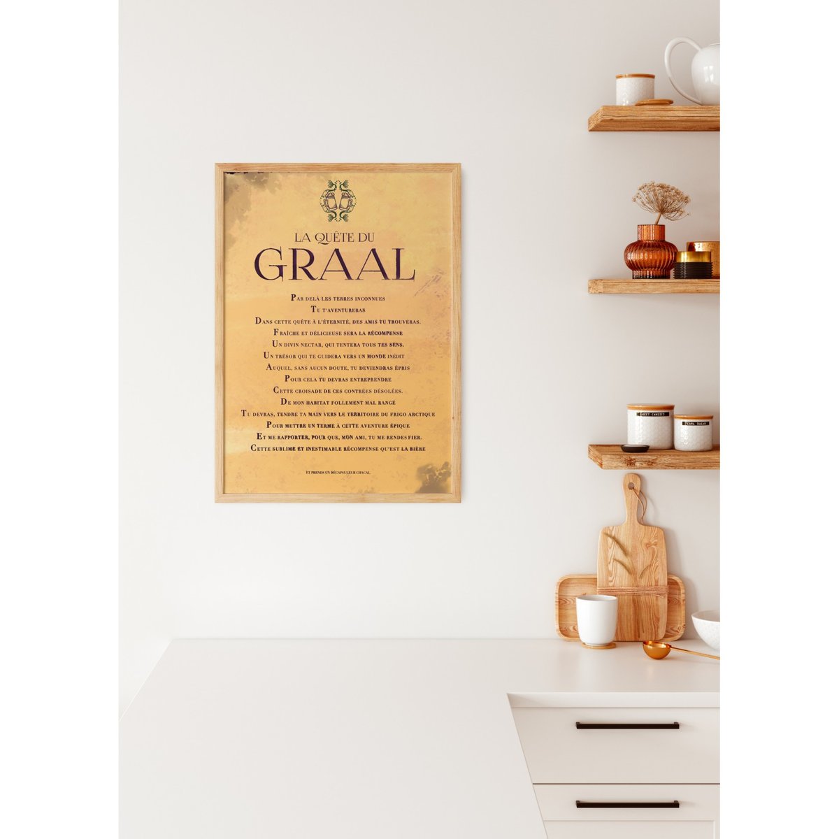 Poster La quête du Graal blanc, L'AFFICHERIE