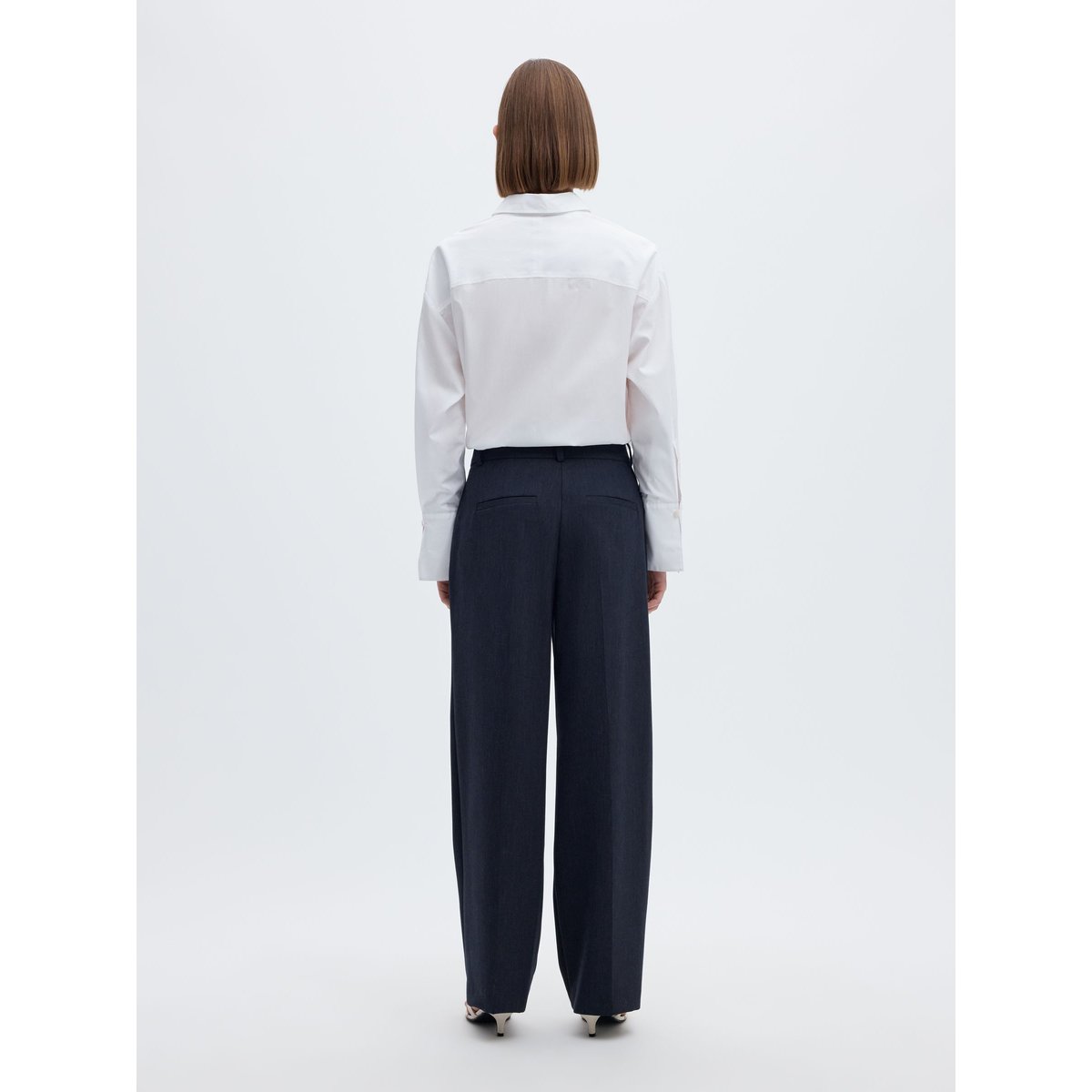 Pantalon À Jambe Ample dark sapphire, SELECTED