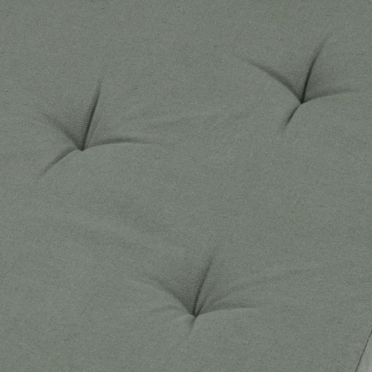Lot De 4 Galettes De Chaise Duo Velcro 38x38 Vert Lin vert, DECORATIE