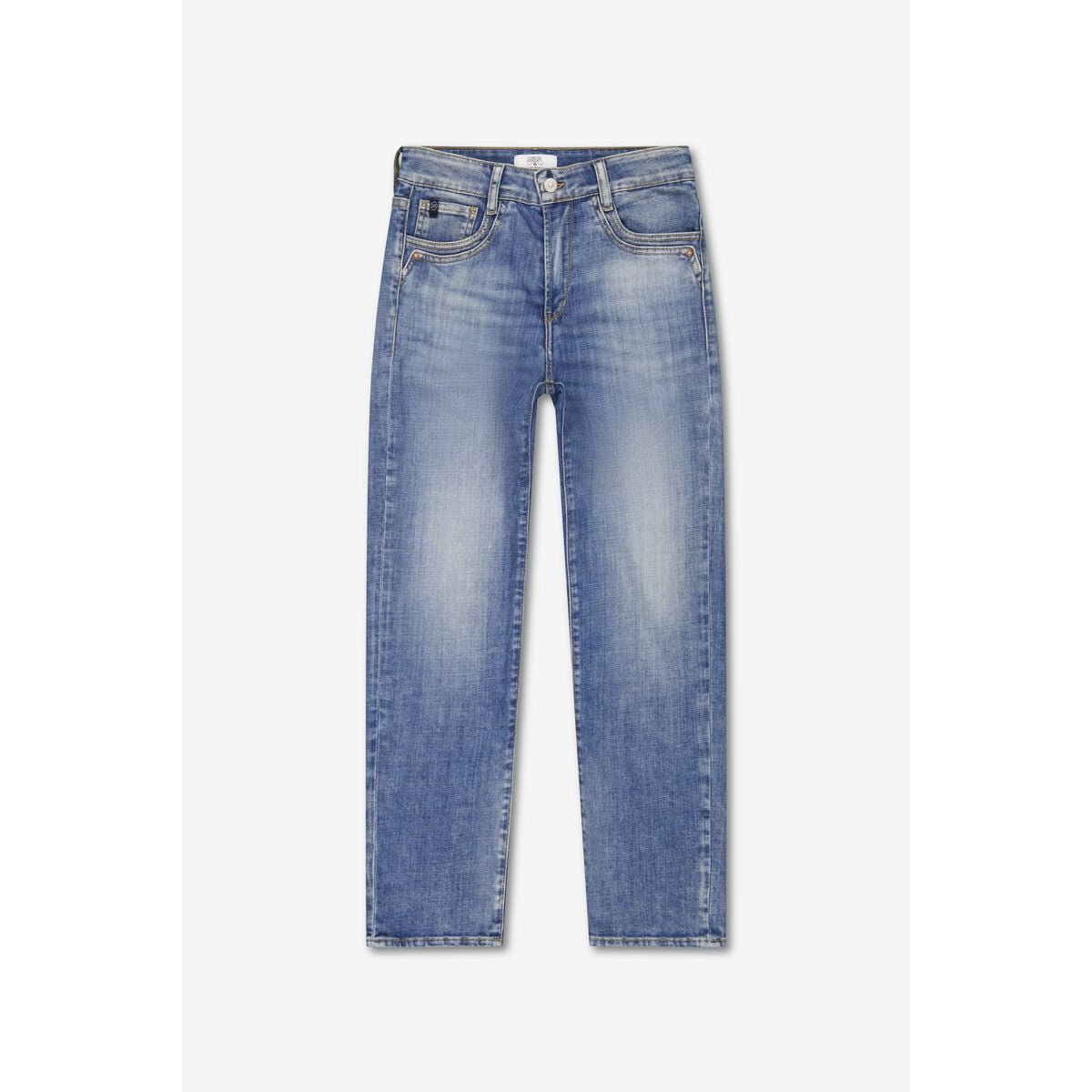 Jeans droite 400/17 mom , 7/8ème blue, LE TEMPS DES CERISES