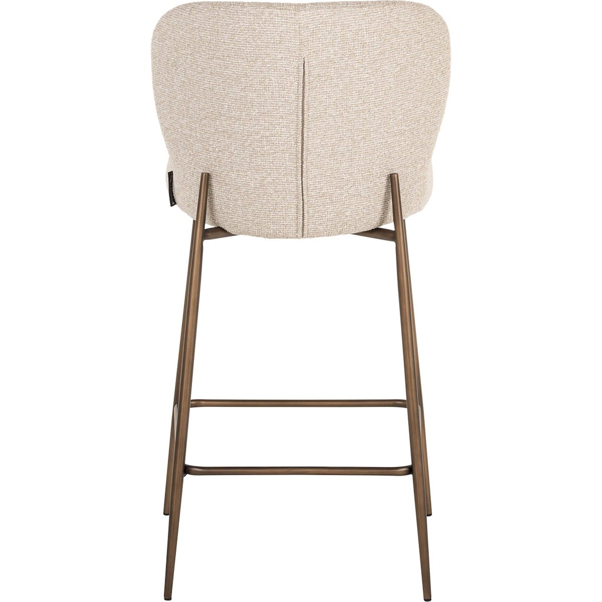 Tabouret de bar moderne, COLLECTION ODARBY biscotti beige chaleureux, RECOLLECTION
