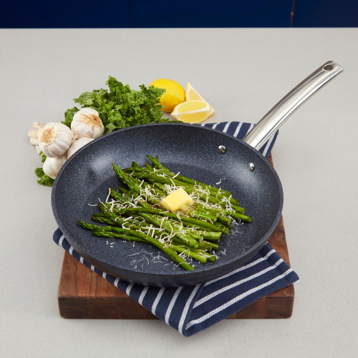 28cm TruStone Frying Pan black, TOWER