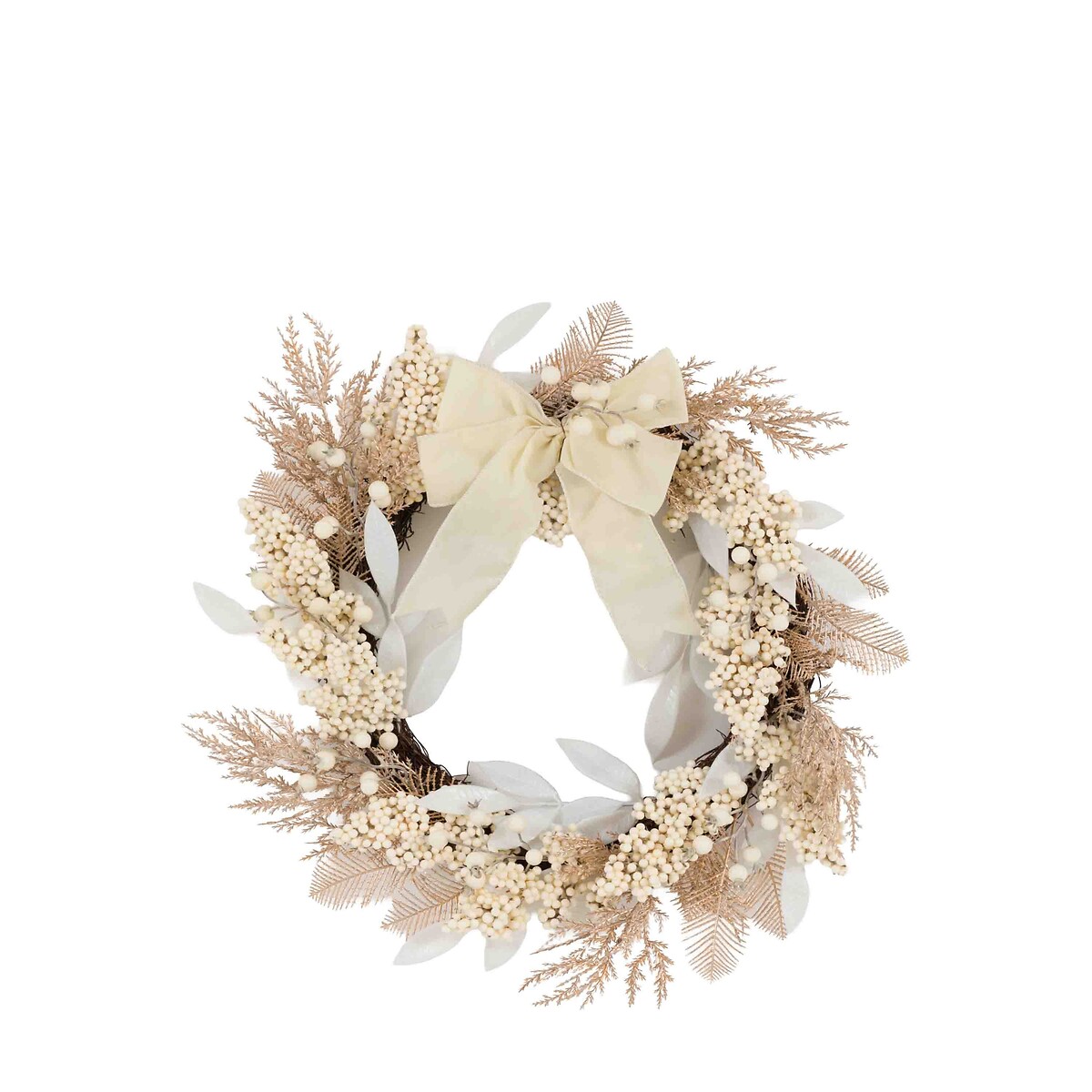 50cm Berry Wreath in Cream cream, ÉDITÉ