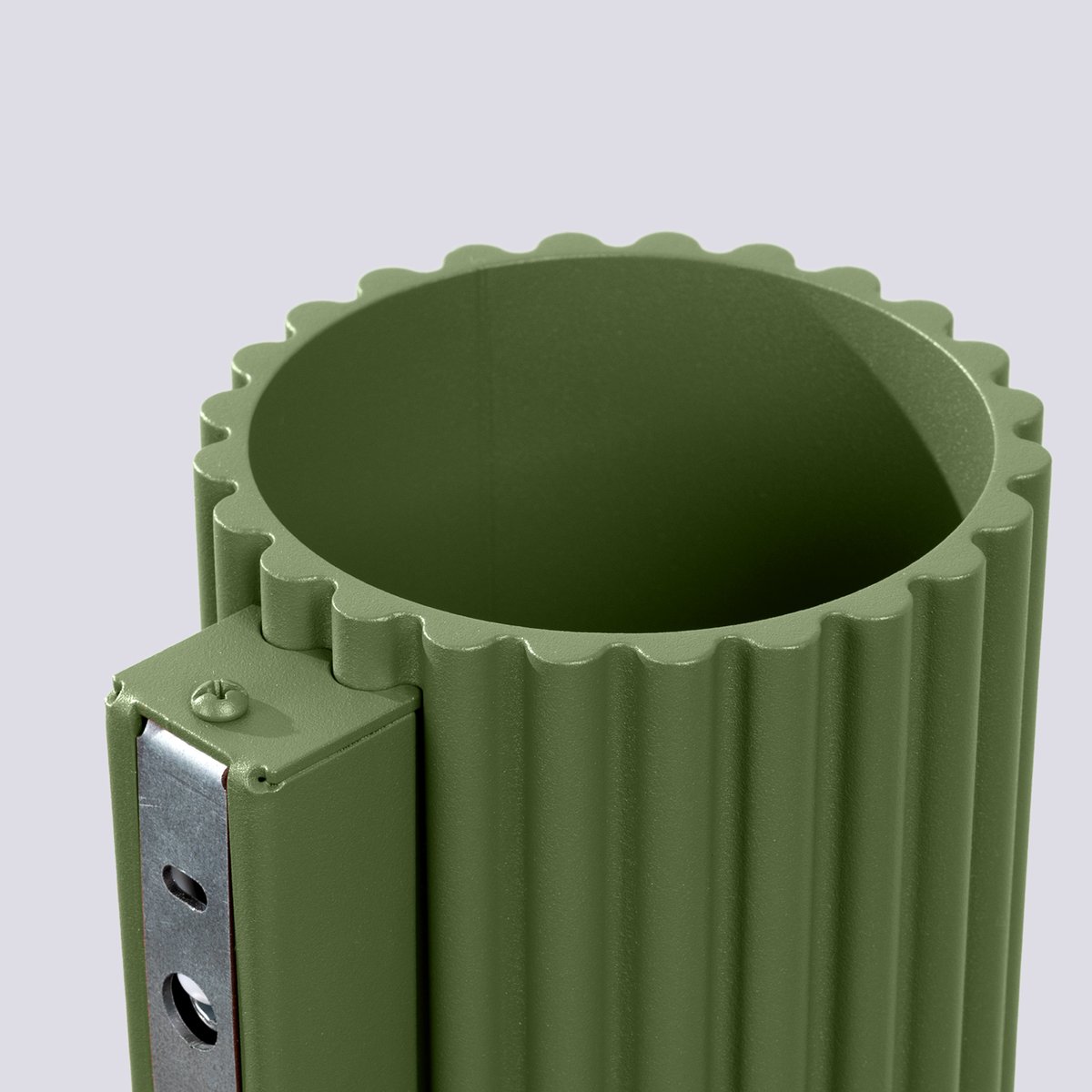 Applique Aluminium Vert Olive G9 1 Aura vert, EDEN