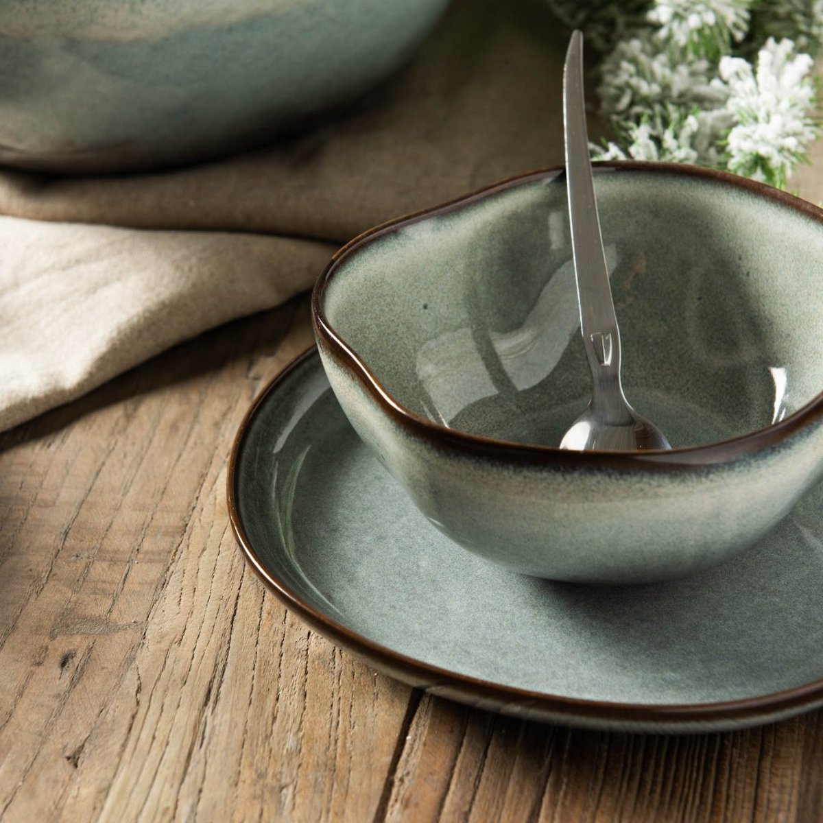 Saladier Bruma 26 cm - BRUMA gris, TABLE PASSION