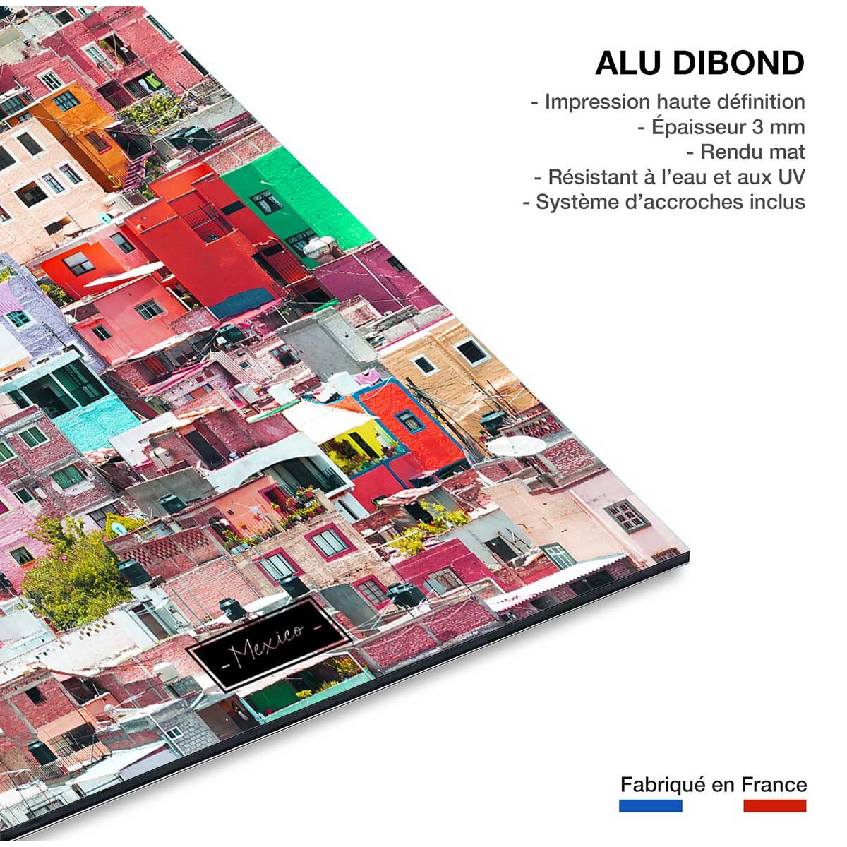 Tableau casa mexico tableau alu dibond, HEXOA