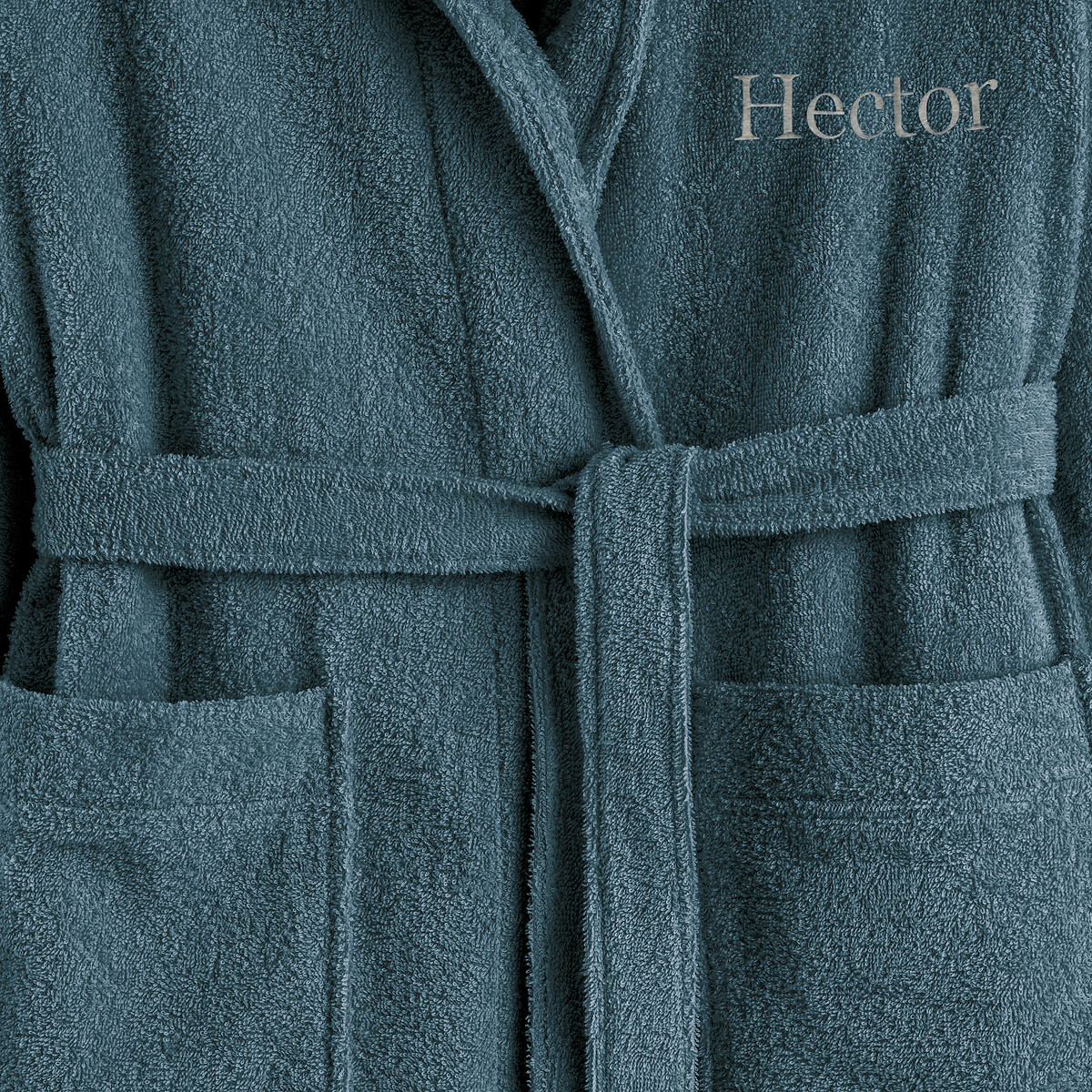 Peignoir capuche personnalisé 350 g/m2, Scénario bleu atlantique, LA REDOUTE INTERIEURS