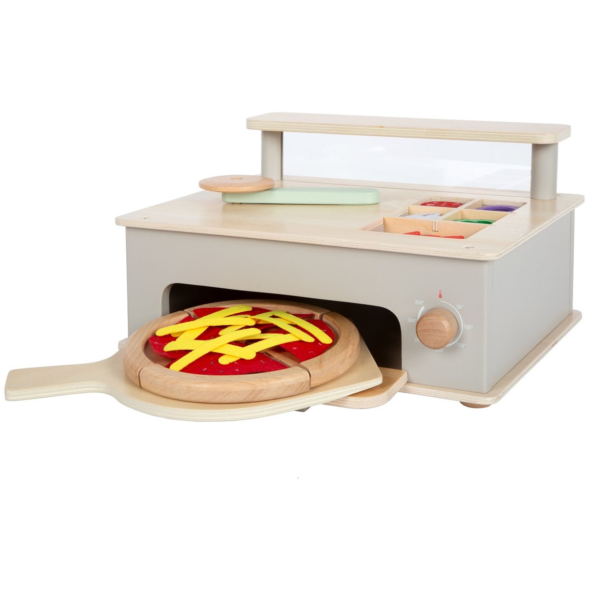 Ensemble de pizzeria en bois gris, SMALL FOOT COMPANY