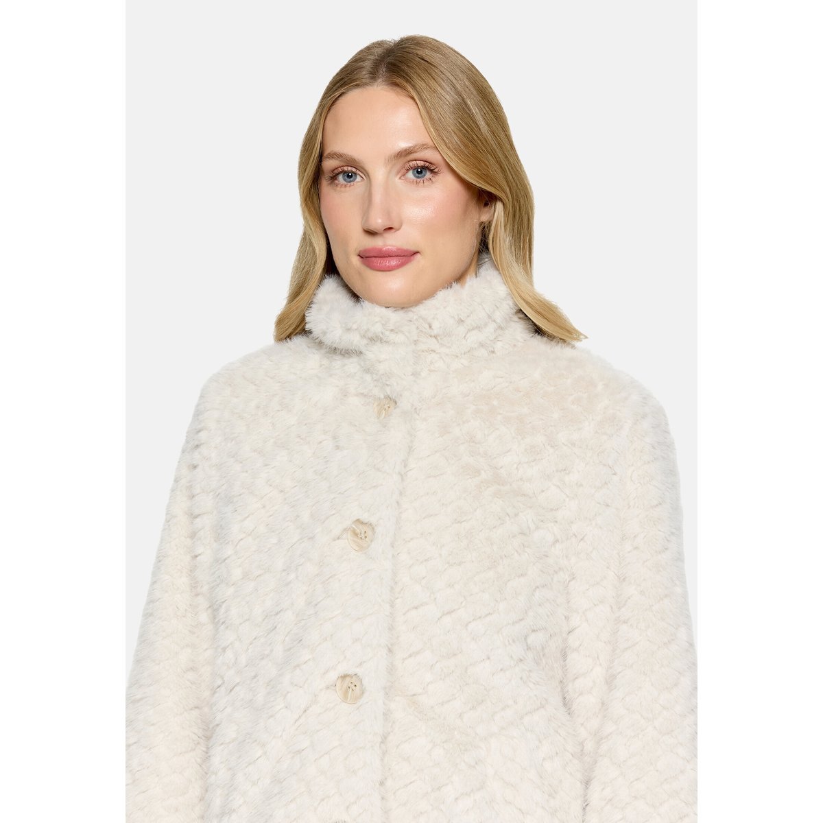 Veste outdoor en peluche pastel sand, BETTY BARCLAY