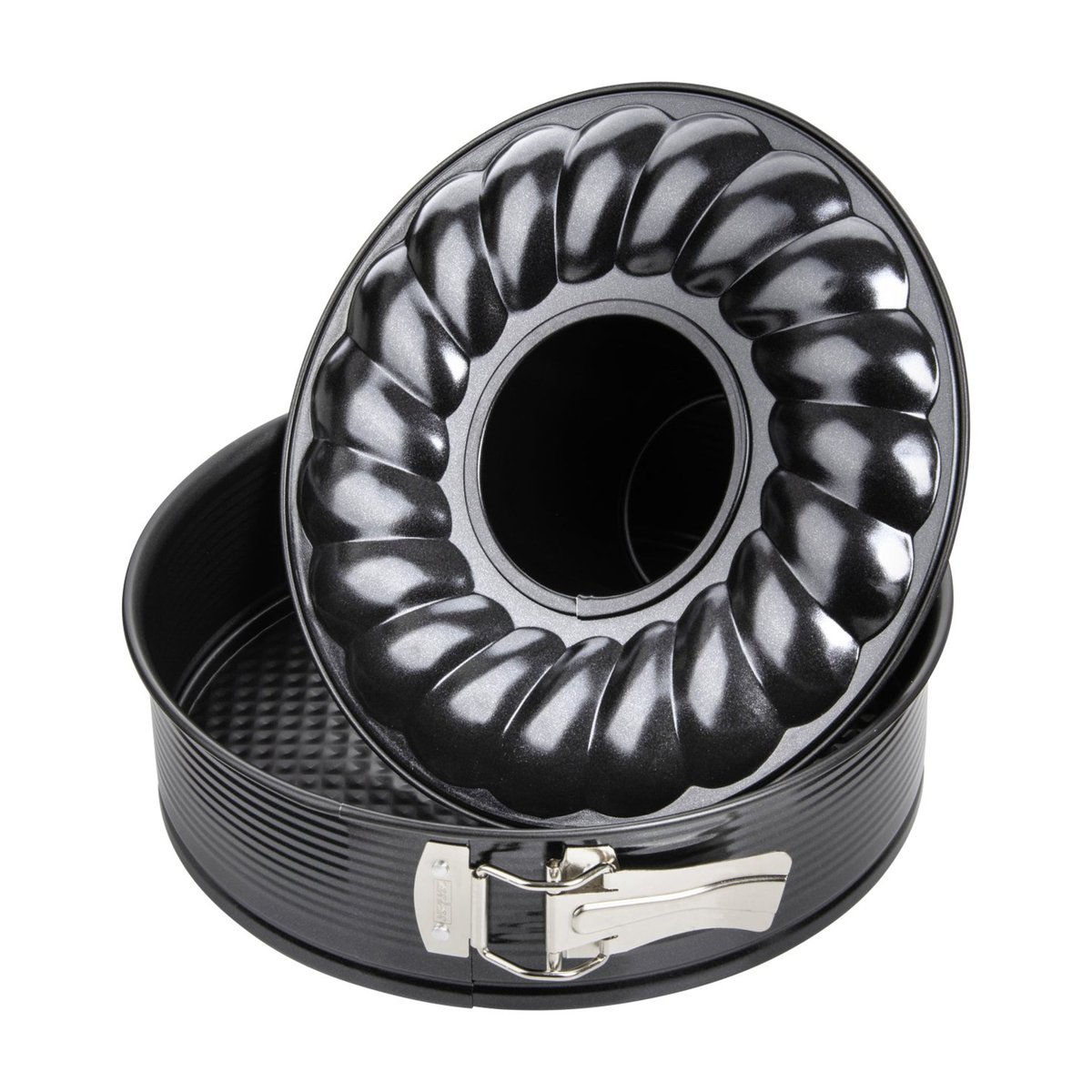 Moule à manqué et savarin BLACK METALLIC noir, ZENKER