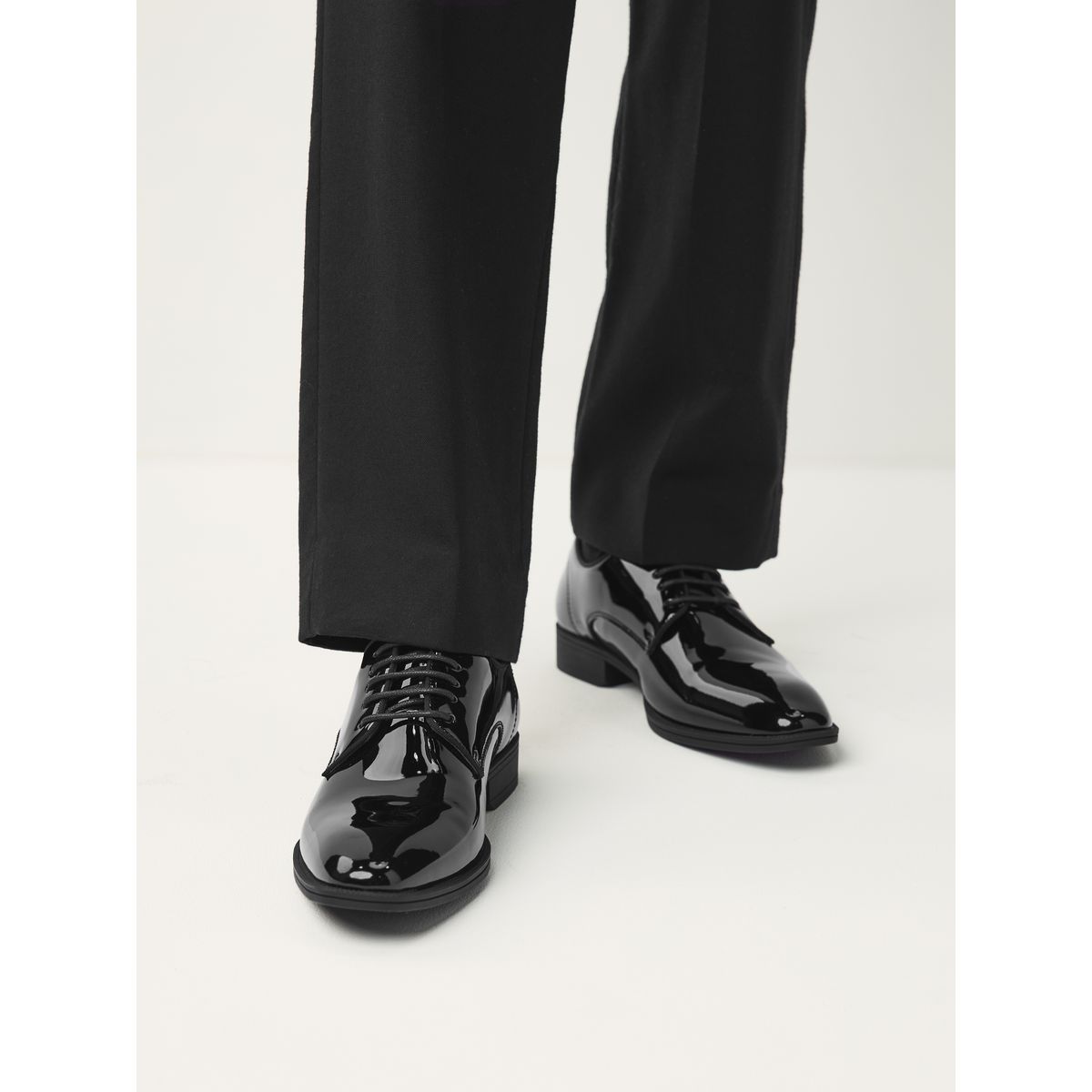 Derbys vernies noir, NEXT