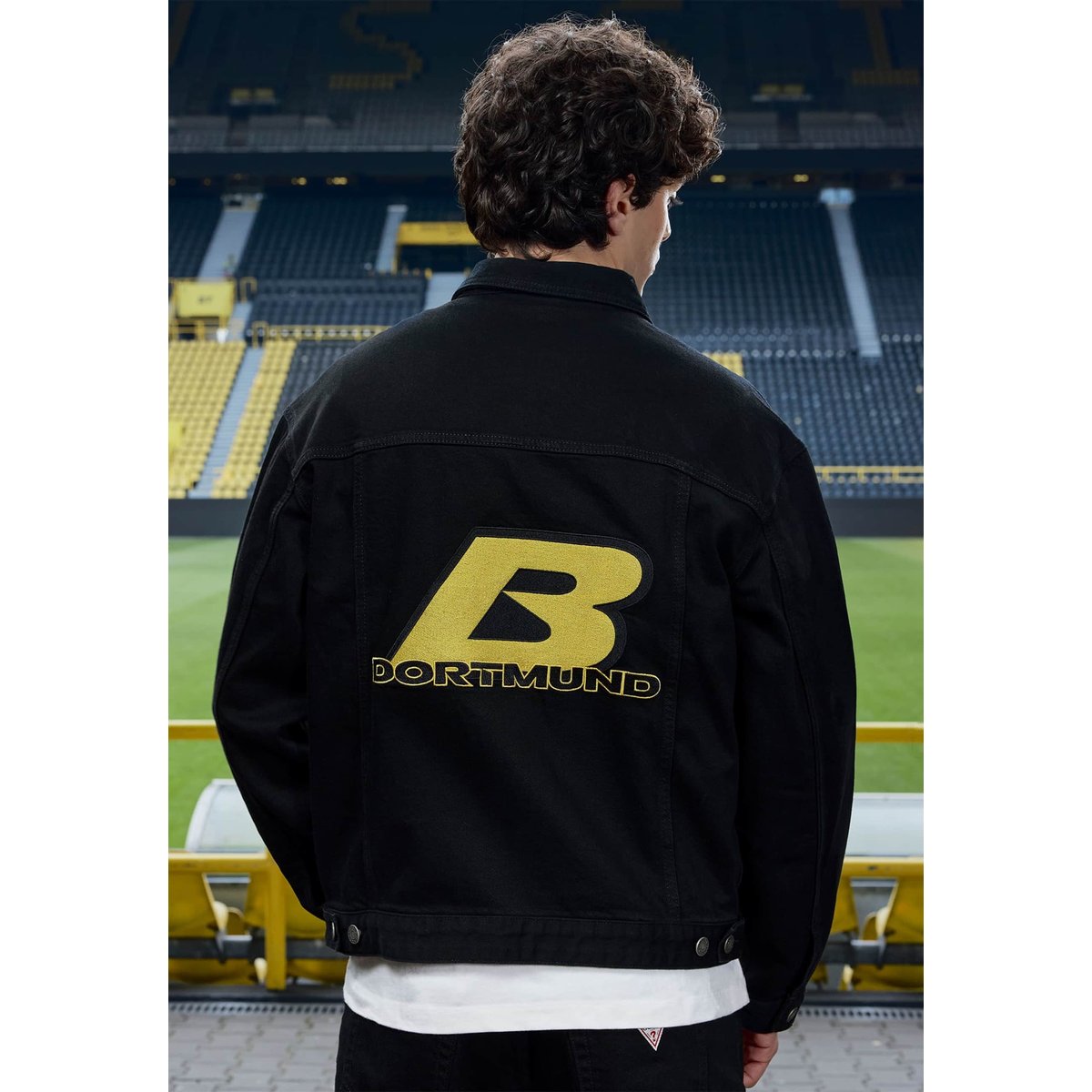 Veste En Denim Gj X Bvb noir, GUESS JEANS