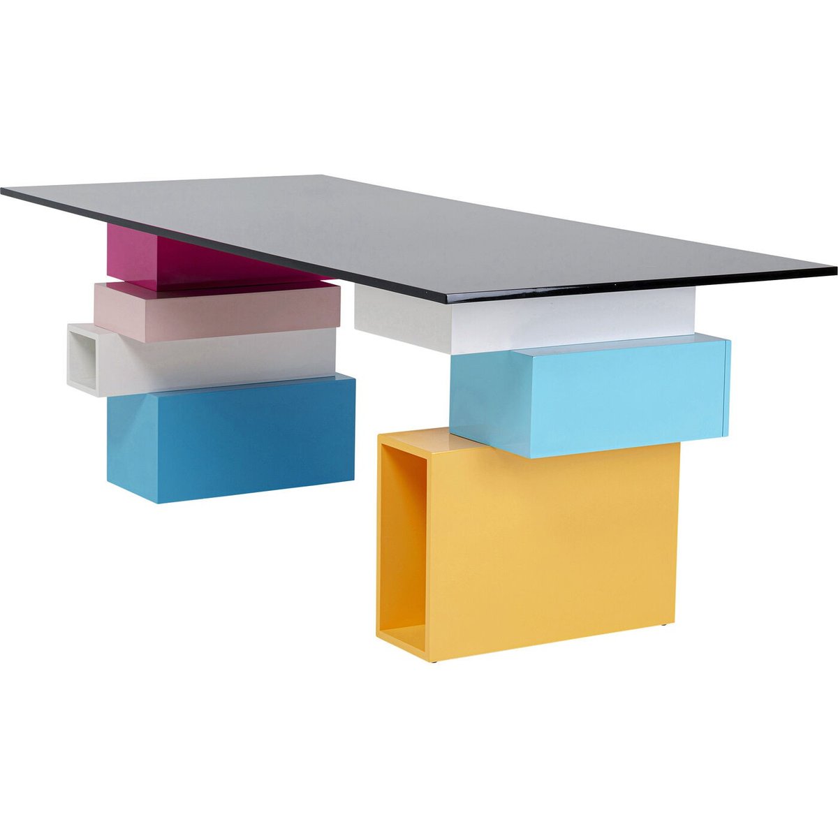 Bureau blocs de couleur, PIXEL multicolore, KARE DESIGN