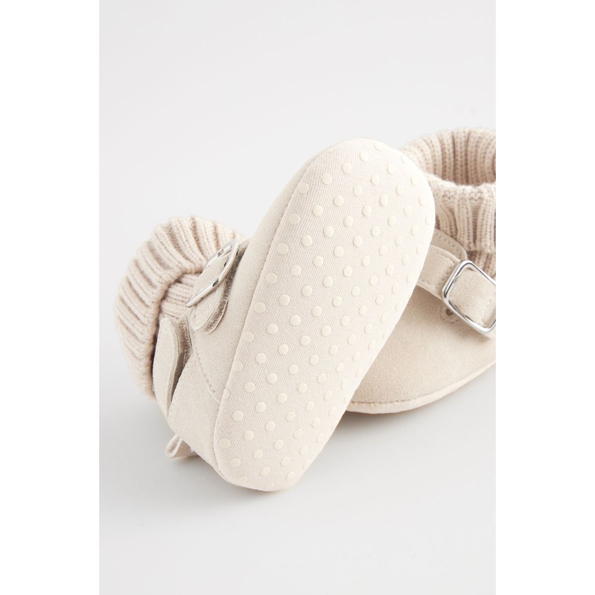 Bottines style sabots bébé coupe classique naturel, NEXT