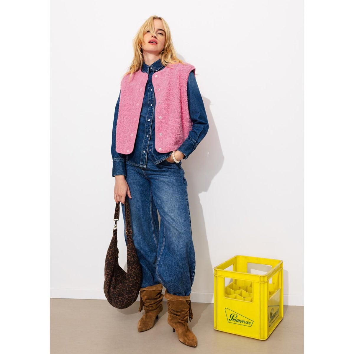 PALOMA veste réversible rose, PROMOD