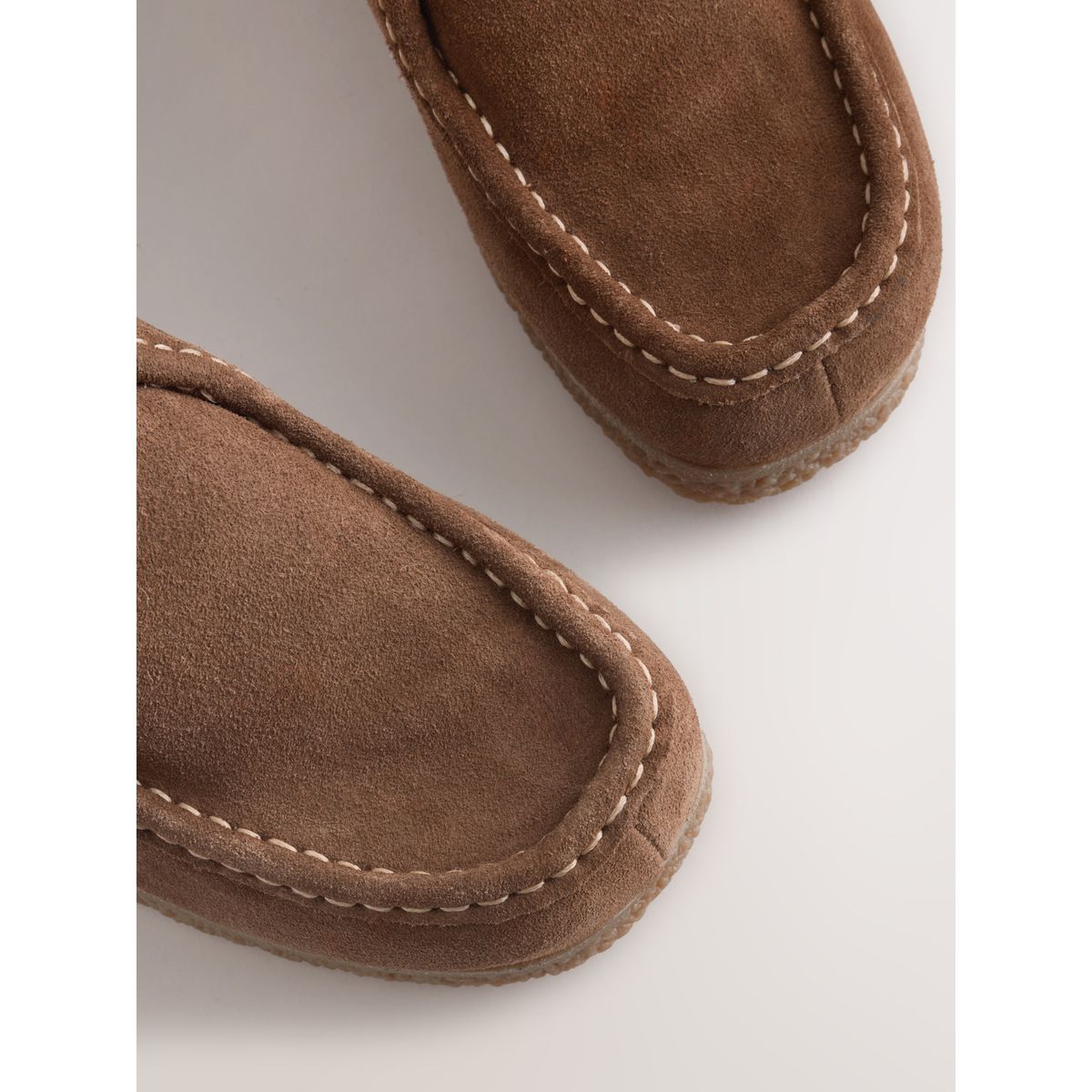 Chaussures avec effet plastron marron fauve, NEXT