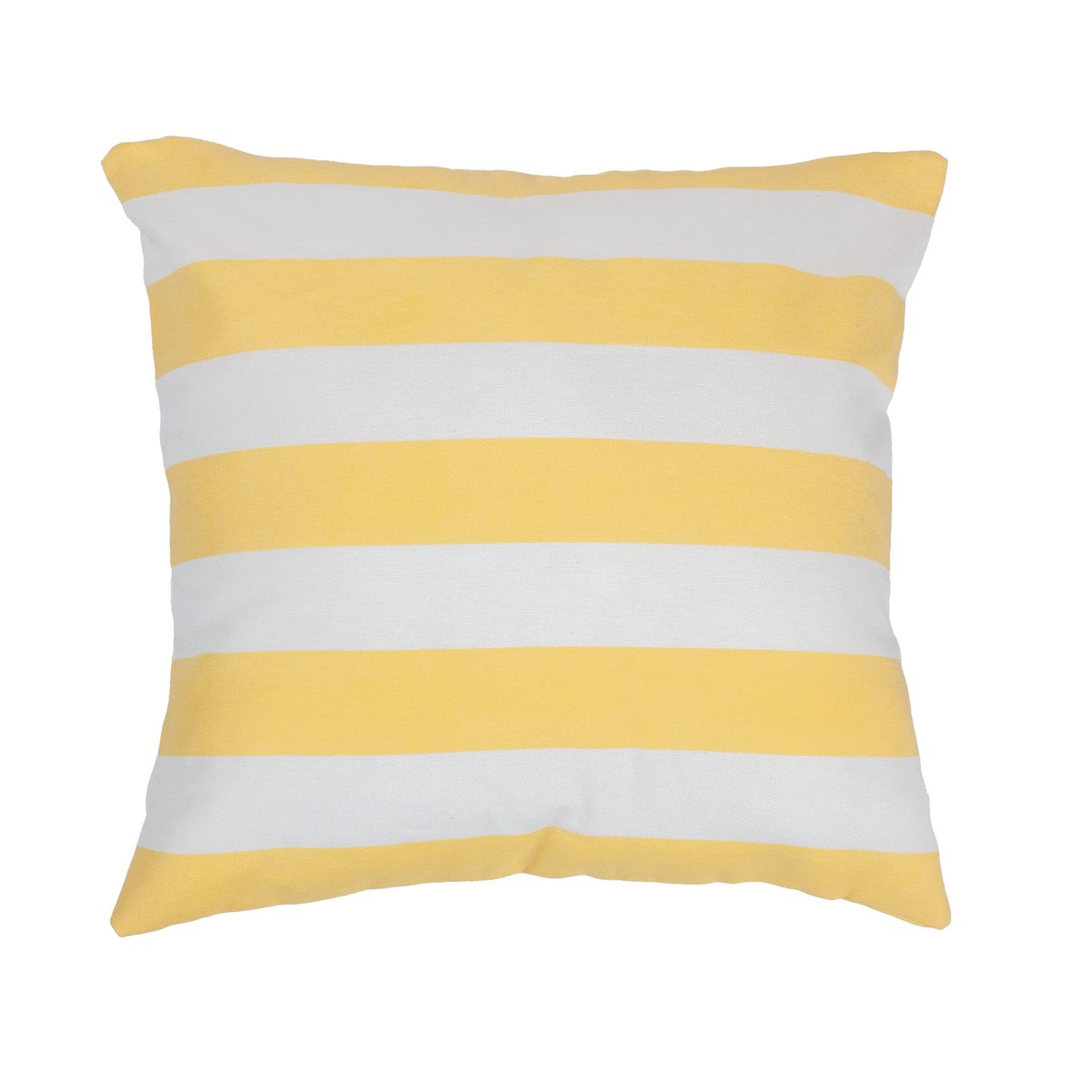 Housse de coussin coton polyester, SIGRID jaune citron frais, INSPIRE