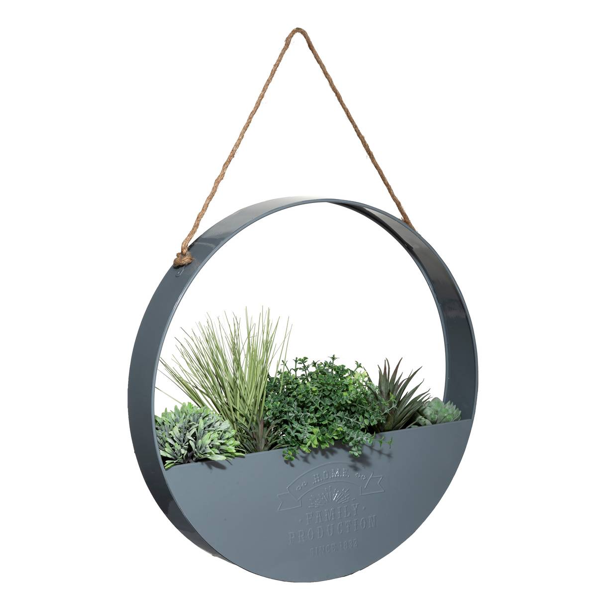 Suspension de 4 plantes artificielles HOUSE vert, ATMOSPHERA