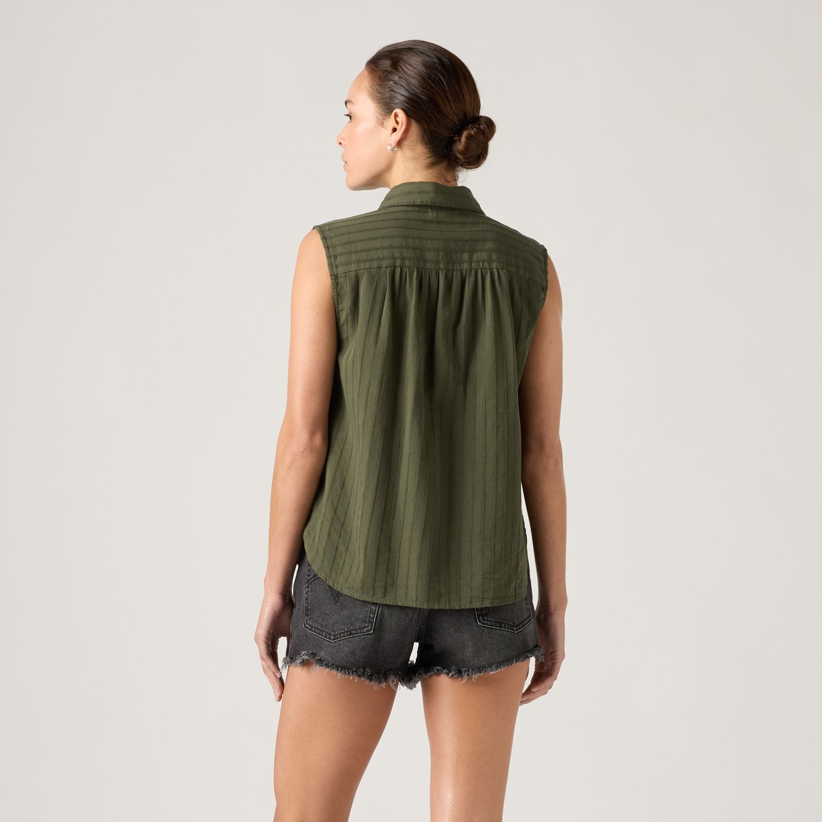 Haut Popover manche courte Londyn vert - deep depths, LEVI'S