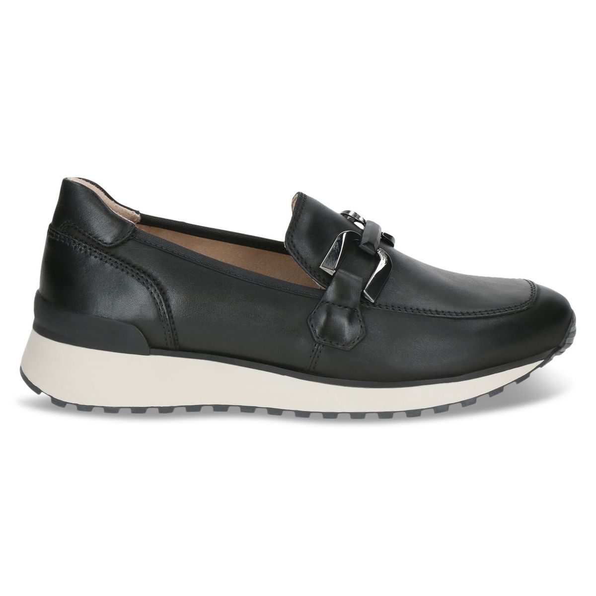 Slipper en cuir noir nappa, CAPRICE