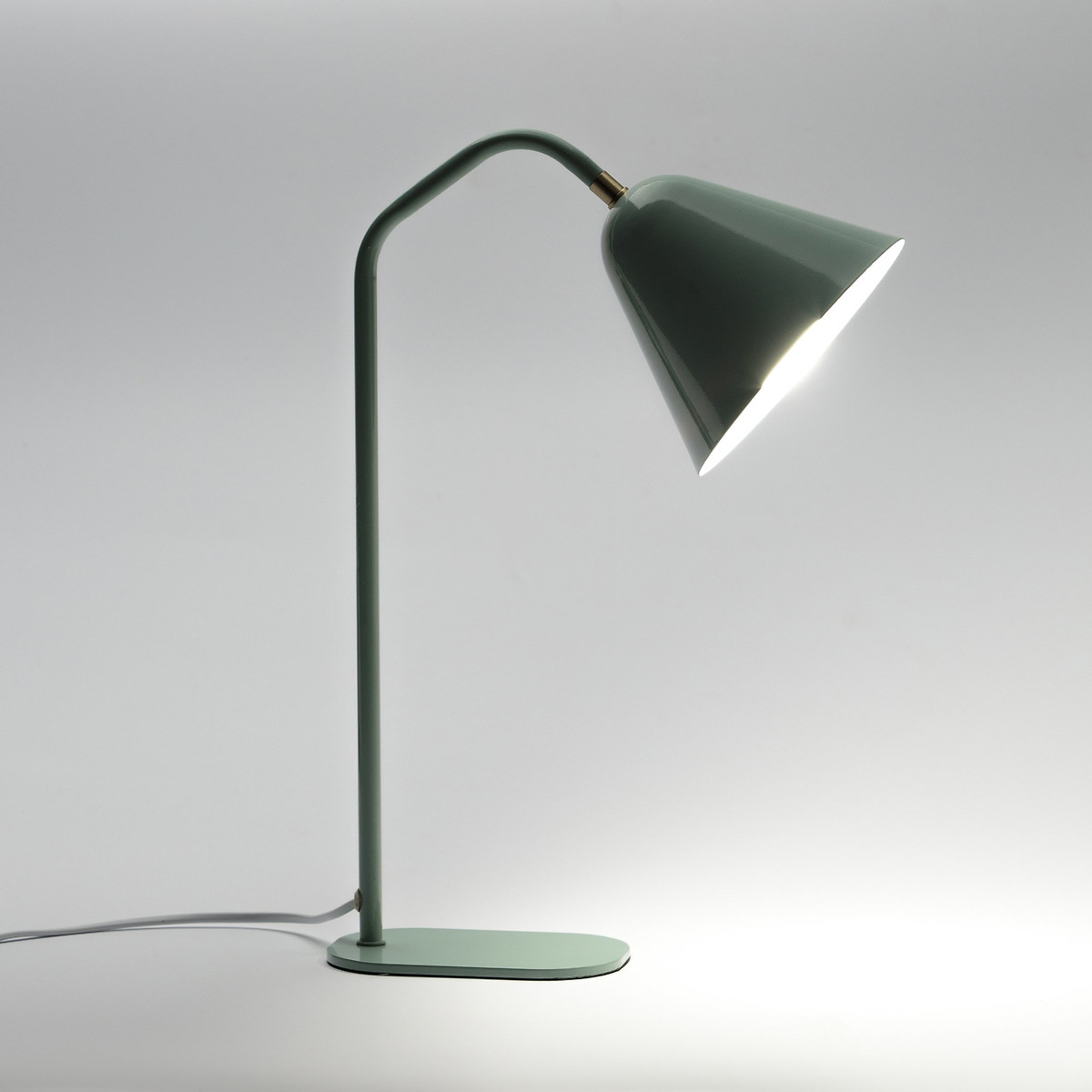 Lampada da tavolo in metallo ferro, Copita verde acqua, LA REDOUTE INTERIEURS