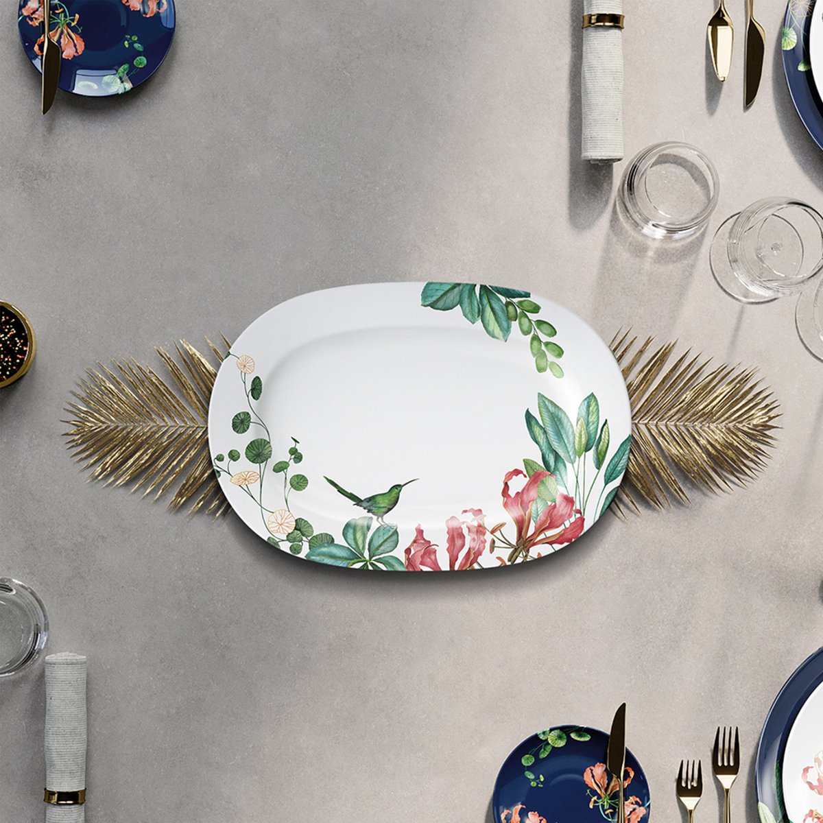 Plat Ovale AVARUA couleur unique, VILLEROY & BOCH SIGNATURE