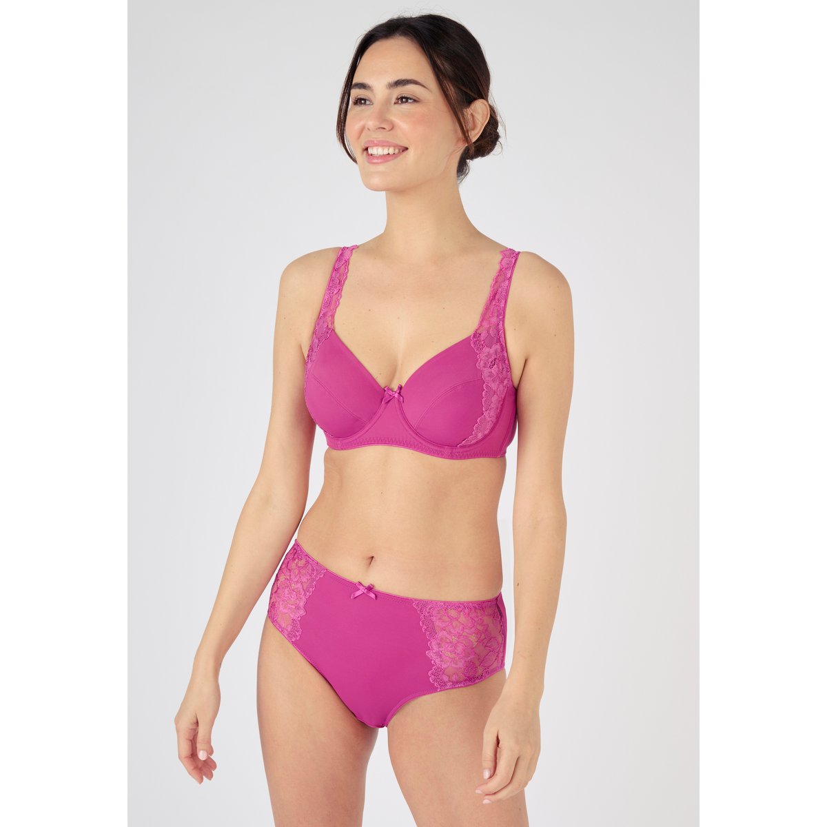Soutien-gorge à armatures EVA rouge framboise intense, DAMART