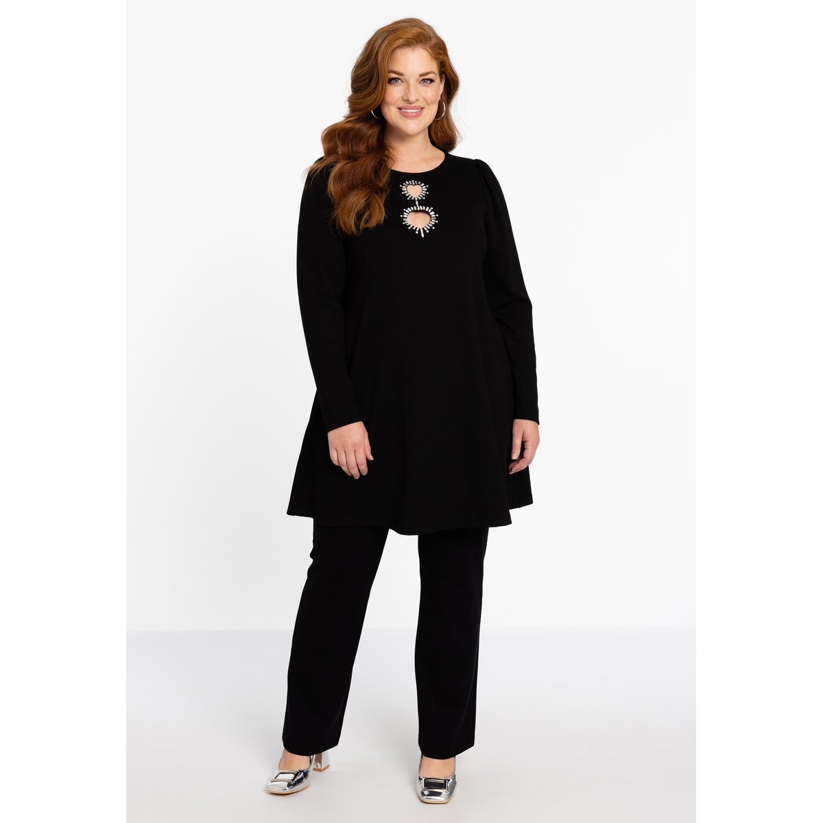 Tunique avec manches longues noir, YOEK