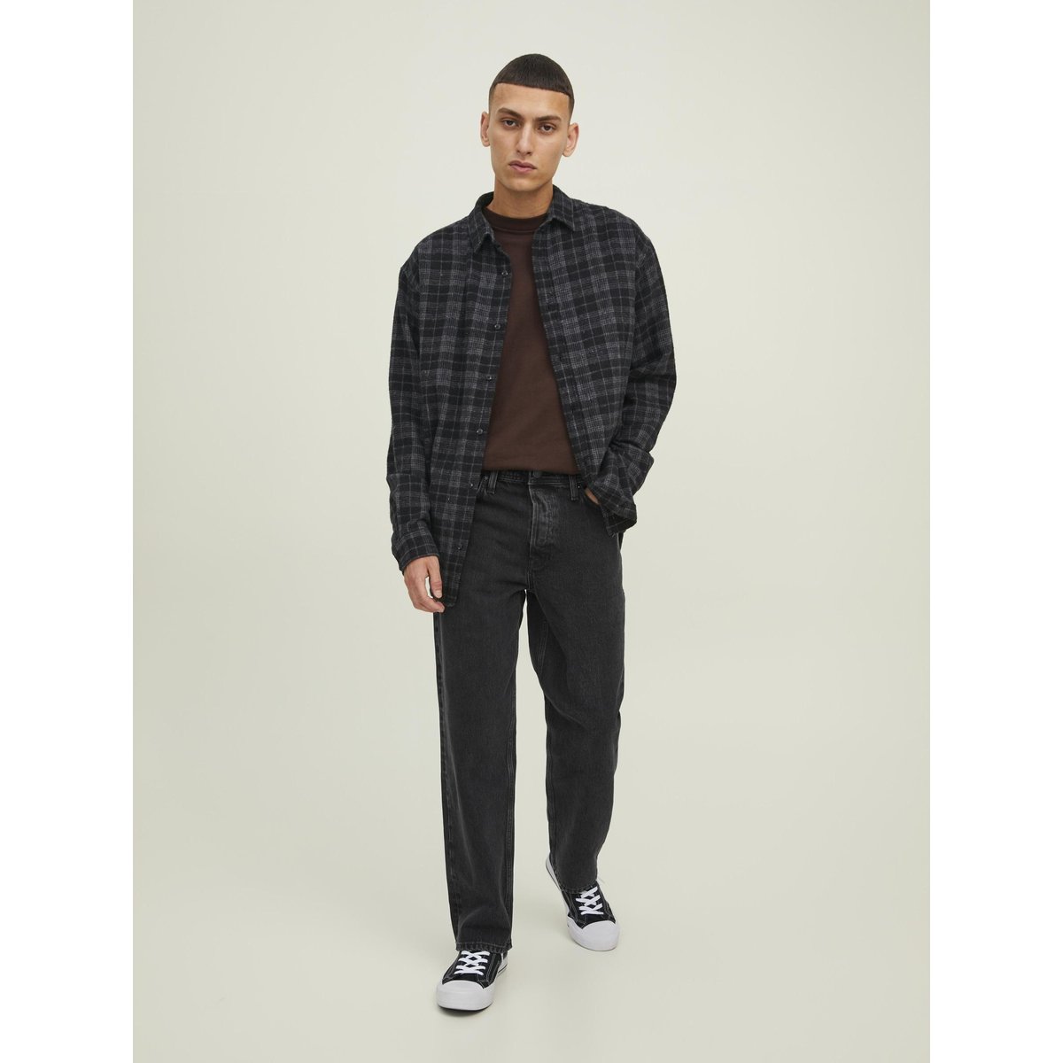 Jean droit, EDDIE denim black, JACK & JONES