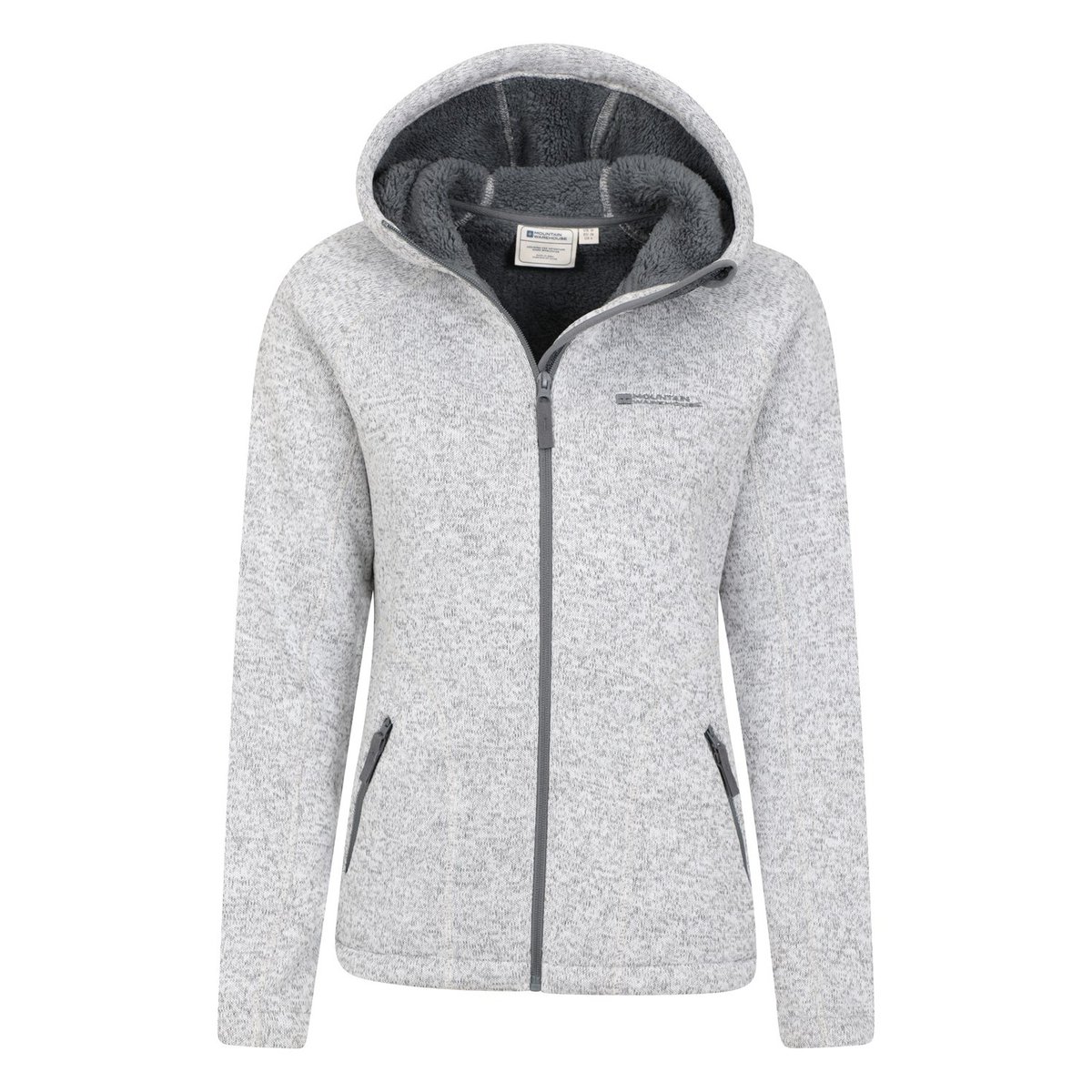 Veste à capuche NEVIS gris, MOUNTAIN WAREHOUSE