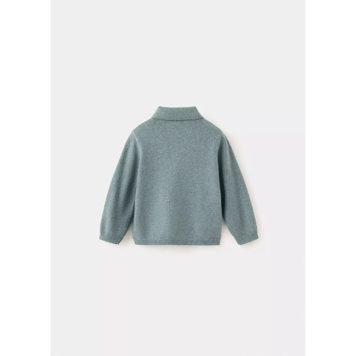 Pull-over col polo vert, MANGO BABY