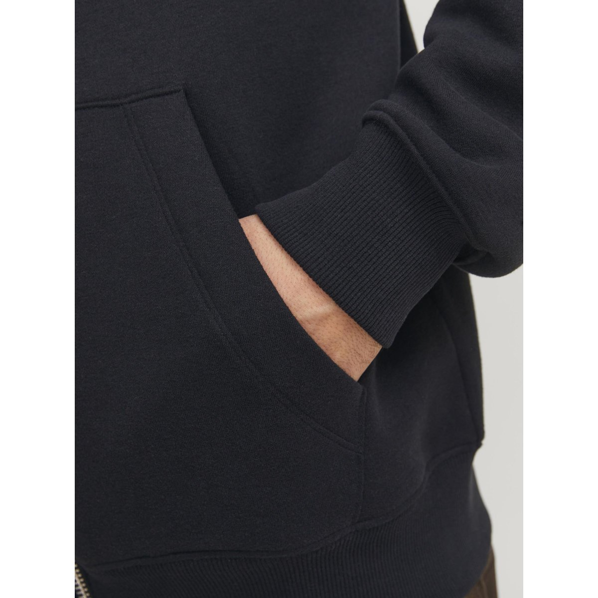 Sweat À Fermeture Éclair noire - black, JACK & JONES