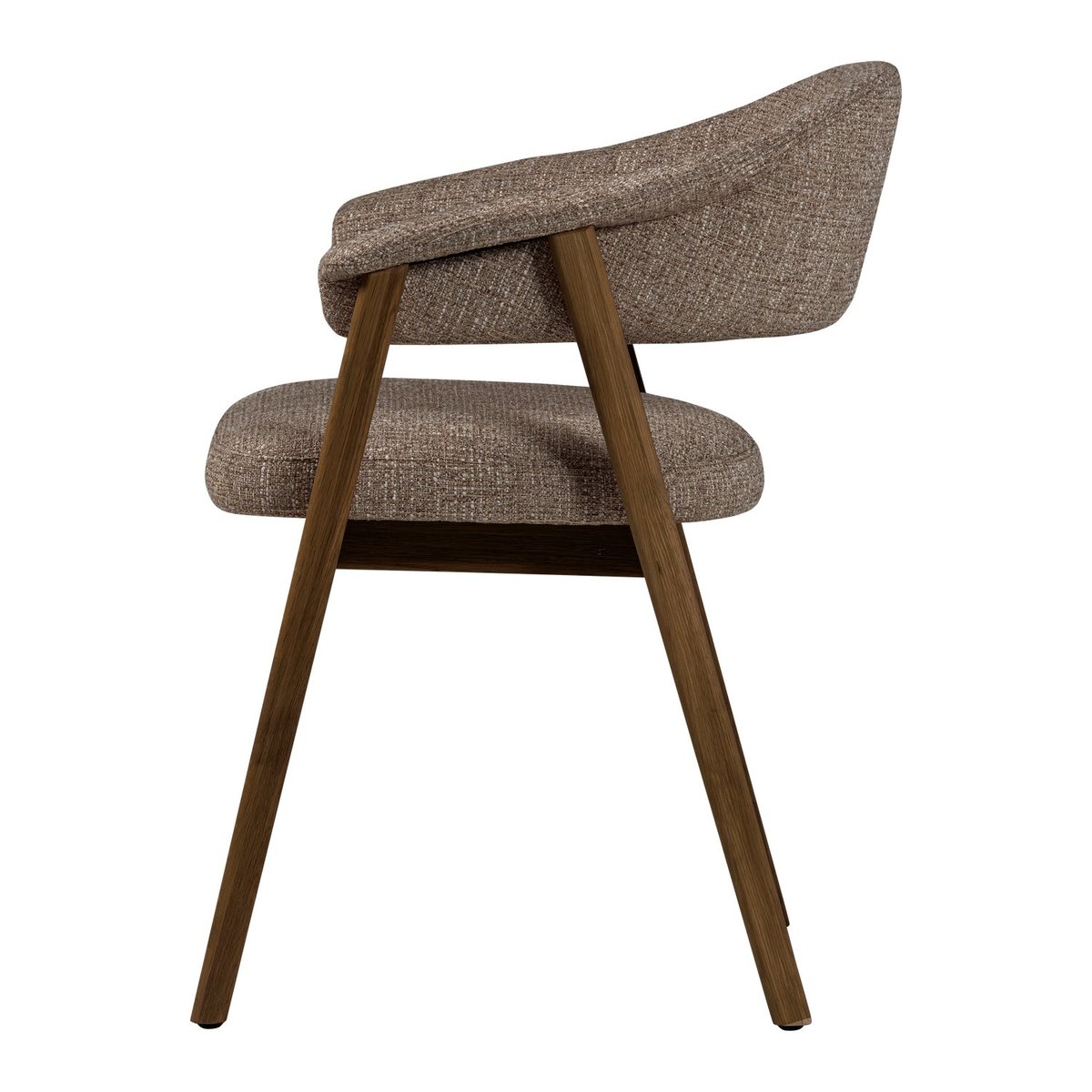 Chaises de salle à manger en chêne TUNAR marron, WOOOD