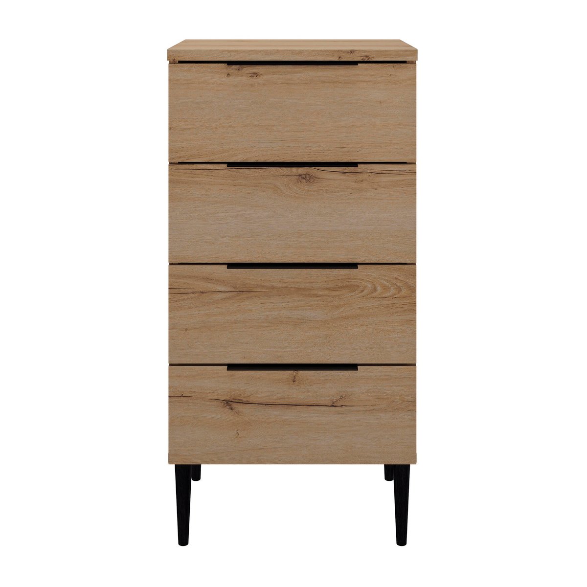 Chiffonnier 4 tiroirs marron, GAMI