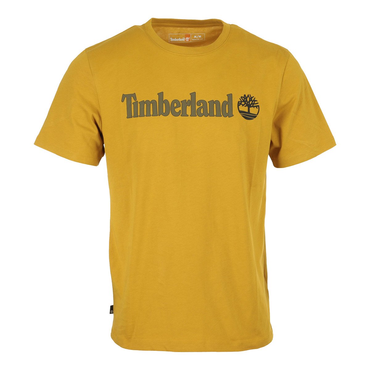 T-shirt Linear Logo Short Sleeve jaune, TIMBERLAND