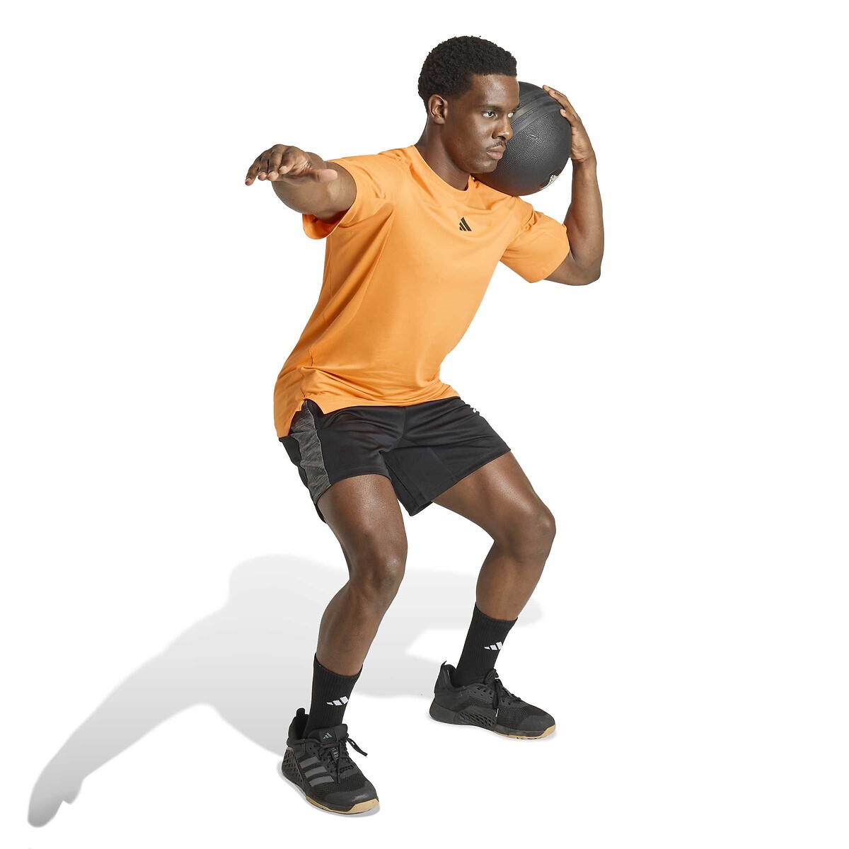 T-shirt de sport manches courtes ESSENTIALS orange, adidas Performance