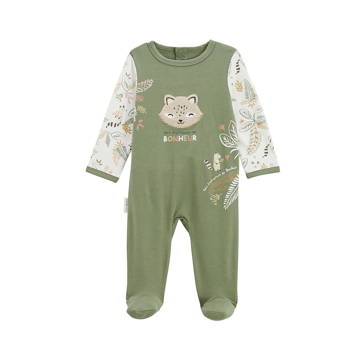 Pyjama bébé Gabin vert, PETIT BEGUIN