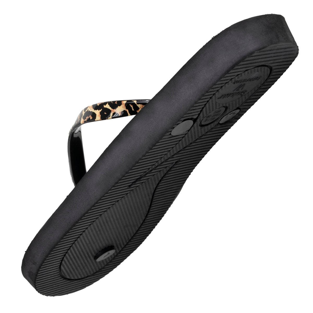 Tongs semelle confortable et légère, sandale de plage, piscine noir, ISOTONER