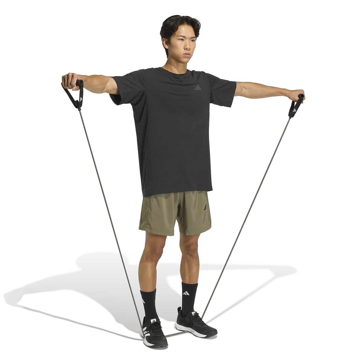Essentials Woven Gym Shorts olive, adidas Performance