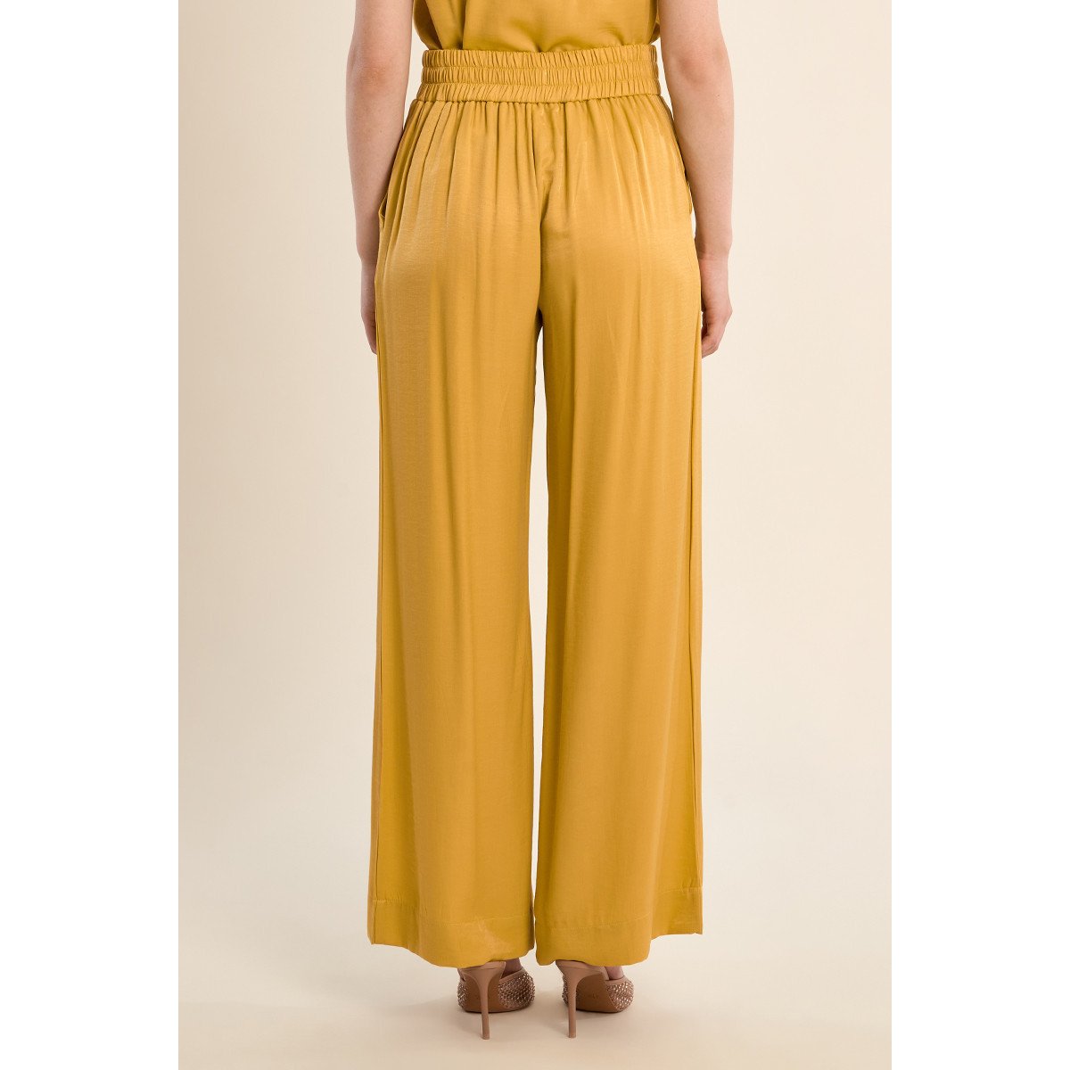 Pantalon droit fluide green anise, MOLLY BRACKEN